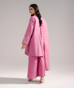 Pink Lawn Straight Suit - View 2
