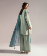 Green Cambric Boxy Suit - View 3