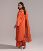 Orange Cambric A-Line Suit - View 2