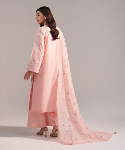 Pink Cambric A-Line Suit - View 1