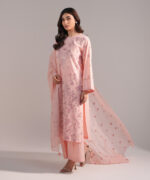 Pink Cambric A-Line Suit - View 4