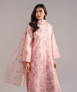 Pink Cambric A-Line Suit - View 2