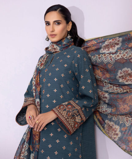 Unstitched 3-Piece Ensemble - View 1
