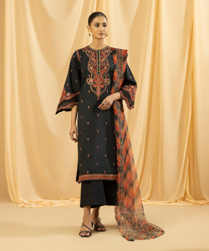 Unstitched 3-Piece Ensemble - View 1