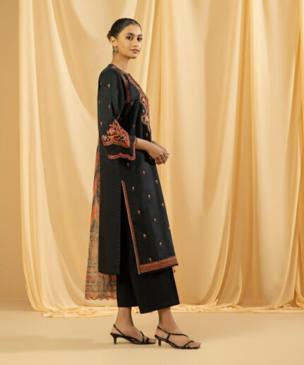 Unstitched 3-Piece Ensemble - View 2