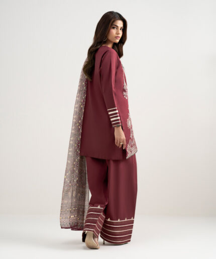 Unstitched 3-Piece Ensemble - View 2