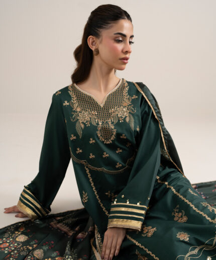 Unstitched 3-Piece Ensemble - View 1