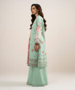 Sea Green Lawn Unstitched Ensemble - View 4