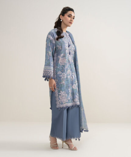 Unstitched 3-Piece Ensemble - View 2