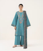 Unstitched 3-Piece Ensemble - View 1