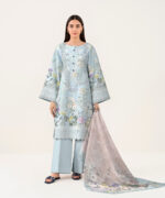 Unstitched 3-Piece Ensemble - View 1