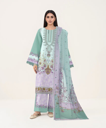 Unstitched 3-Piece Ensemble - View 2