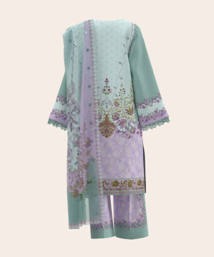 Unstitched 3-Piece Ensemble - View 1
