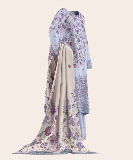 Unstitched 3-Piece Ensemble - View 1