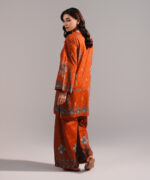 Rust Lawn Straight Suit - View 1