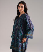 Dark Blue Lawn Shirt Suit - View 6