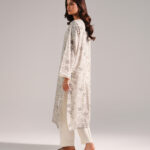 Grey Cotton Viscose Shirt Suit - View 1