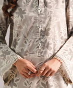 Grey Cotton Viscose Shirt Suit - View 2