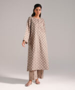 Dark Beige Cotton Viscose Shirt Suit - View 4