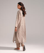 Dark Beige Cotton Viscose Shirt Suit - View 2