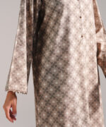 Dark Beige Cotton Viscose Shirt Suit - View 5