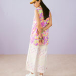 Purple Dobby Straight Suit - View 1
