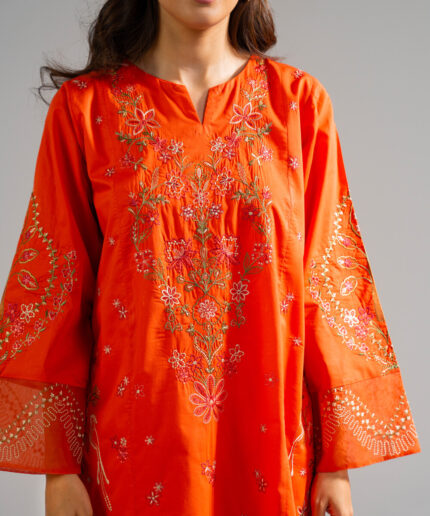 Coral Lawn Straight Suit - View 2