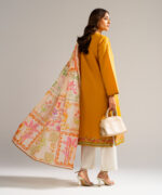 Mustard Lawn Straight Suit - View 3