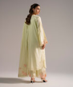 Light Green Dobby A-Line Suit - View 3