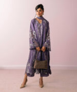 Lavender Purple Dobby A-Line Suit - View 4