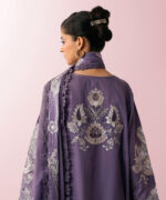 Lavender Purple Dobby A-Line Suit - View 2