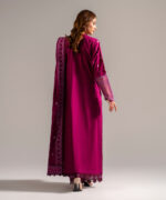 Purple Dobby A-Line Suit - View 3