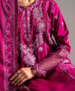 Purple Dobby A-Line Suit - View 5