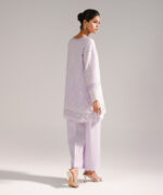 Lilac Dobby Straight Suit - View 5
