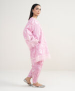 Pink Extra Weft Jacquard Straight Suit - View 5