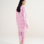 Pink Extra Weft Jacquard Straight Suit - View 1