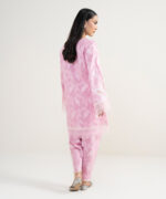 Pink Extra Weft Jacquard Straight Suit - View 1