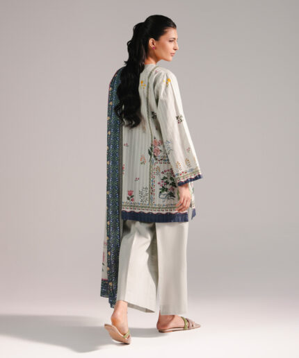 Grey Leno Kara Straight Suit - View 1