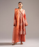 Coral Dobby A-Line Suit - View 3
