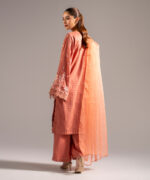 Coral Dobby A-Line Suit - View 4