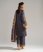 Blue Dobby Straight Suit - View 3