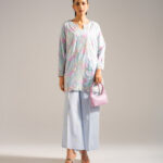 Blue Lawn Straight Shirt Suit - View 1