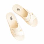 Beige Formal Slipper For Women PU0375 - View 5
