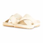Beige Formal Slipper For Women PU0375 - View 3