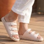 Cream Formal Slipper For Women PU0385 - View 1