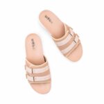 Brown Formal Slipper For Women PU0386 - View 5