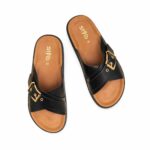 Black Formal Slipper For Women PU0391 - View 5