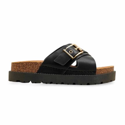 Black Formal Slipper For Women PU0391 - View 2