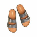 Grey Formal Slipper For Women PU0392 - View 5