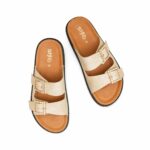 Golden Formal Slipper For Women PU0392 - View 5